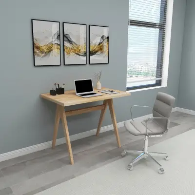 Citizen Solid Wood Computer Desk - Natural