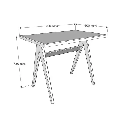 Citizen Solid Wood Computer Desk - Natural