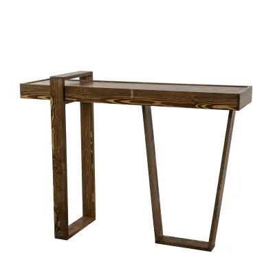 Arrow Solid Wood Dresuar Console Table - Walnut