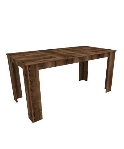 Dennis 160 cm 6 Person Dining Table - Light Walnut