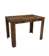 Dennis 110 cm 4 Person Dining Table - Light Walnut