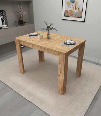 Dennis 110 cm 4 Person Dining Table - Atlantic Pine