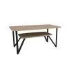 Orion 50 Coffee Table with Storage Shelf - Beige