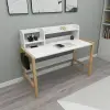 Myron Computer Desk with Shelves