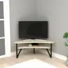 Lotte Corner TV Stand Entertainment Center - Beige