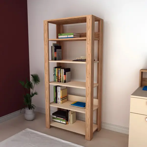 Zeno Ladder Bookcase Bookshelf