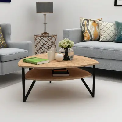 Adonis Coffee Table with Storage Shelf