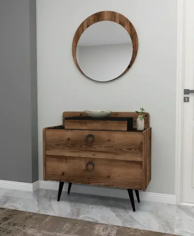 Farelle Dresuar, Console Table with Mirror