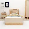 Zeno Bedstead Bed Frame with Headboard