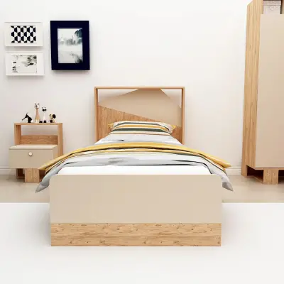 Zeno Bedstead Bed Frame with Headboard