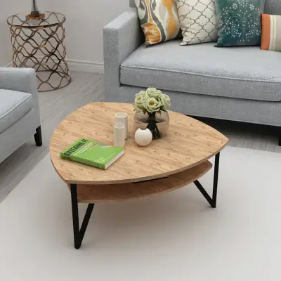 Adonis Coffee Table with Storage Shelf