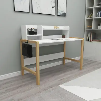 Myron Computer Desk with Shelves