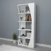 Nestor Bookcase with 5 Tier Shelves - White