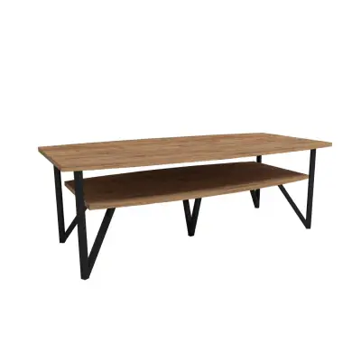 Orion 120 Coffee Table with Storage Shelf