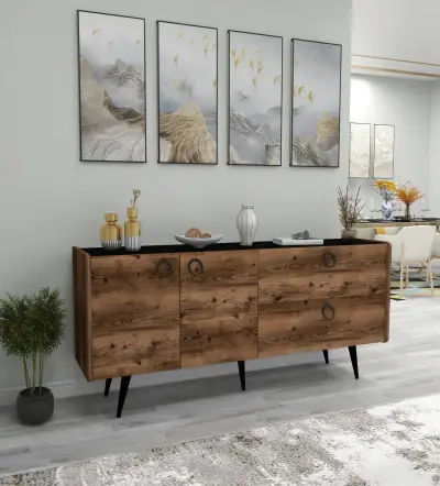 Farelle Sideboard with Cabinets