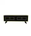 Romens 120 cm Wide TV Stand and Media Console with Cabinets