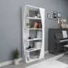 Nestor Bookcase with 5 Tier Shelves - White