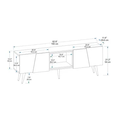 Curve TV Stand and Media Console