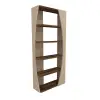 Nestor Bookcase with 5 Tier Shelves - Light Walnut