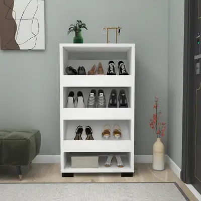 Leslie Shoe Storage Shelf with Cabinet