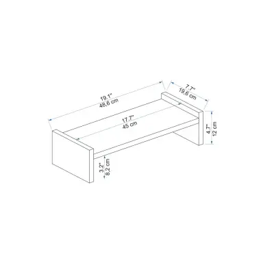 Agatha Monitor Riser PC Stand