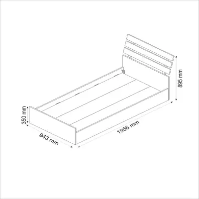 Scott Bedstead Bed Frame with Headboard