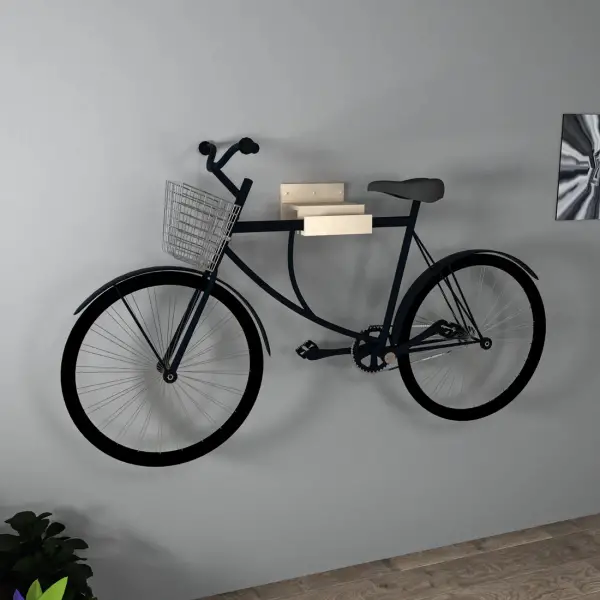 Luis Wall Mounted Bike Rack - Beige