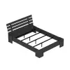 Megan Double Bedstead Bed Frame with Headboard - Anthracite