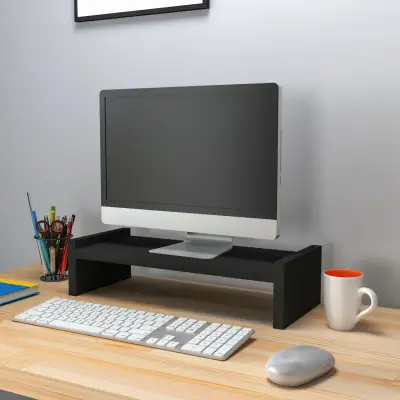 Agatha Monitor Riser PC Stand - Black