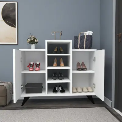 Minta Shoe Storage Shelf with Cabinet