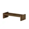 Agatha Monitor Riser PC Stand - Light Walnut