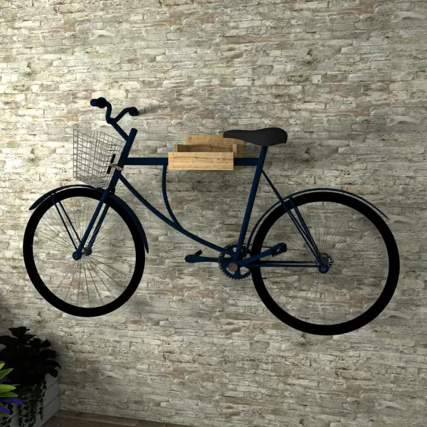 Joel Wall Mounted Bike Rack - Sapphire Oak
