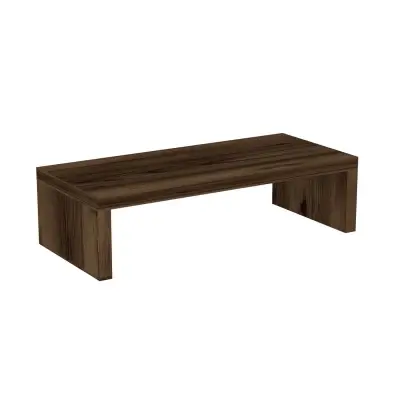 Thea Monitor Riser PC Stand - Light Walnut