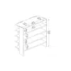 Lindita Shoe Storage Shelf - Beige