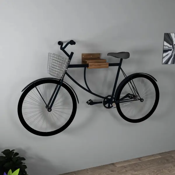 Luis Wall Mounted Bike Rack - Light Walnut