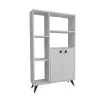 Melantha Bookcase with Cabinets and Shelves