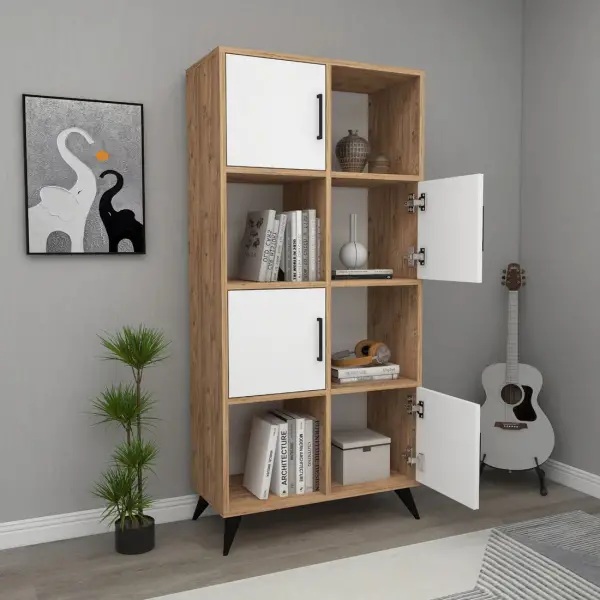 Nyx Multi-Purpose Cabinet Shelf - Atlantic Pine / White