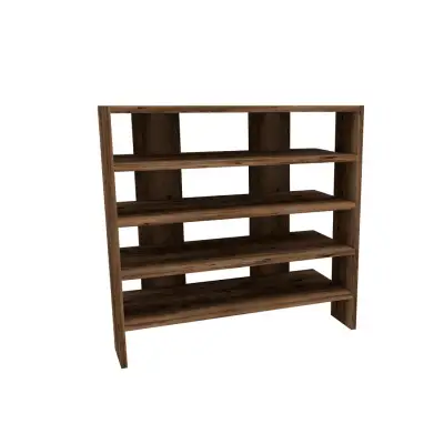 Lindita Shoe Storage Shelf - Light Walnut