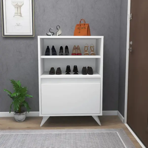 Pavlos Shoe Storage Shelf with Cabinet