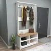 Amelia Hallway Coat Rack with Shelves