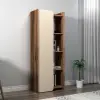 Babel Ladder Bookcase Bookshelf - Light Walnut / Beige