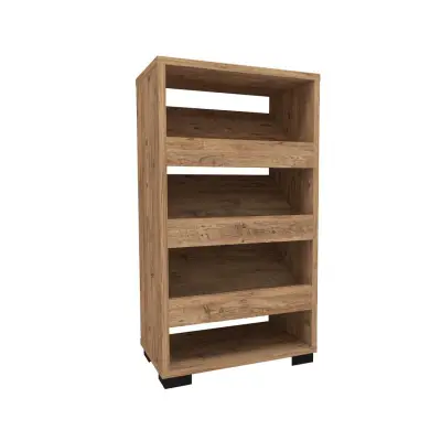  Leslie Shoe Storage Shelf with Cabinet - Atlantic Pine