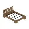 Megan Double Bedstead Bed Frame with Headboard - Atlantic Pine