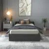 Brian Bedstead Bed Frame with Headboard - Anthracite