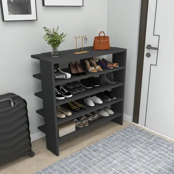 Lindita Shoe Storage Shelf - Anthracite