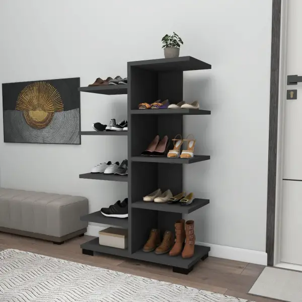 Albina Shoe Storage Shelf - Anthracite