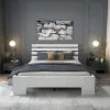 Megan Double Bedstead Bed Frame with Headboard