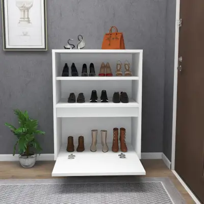 Pavlos Shoe Storage Shelf with Cabinet