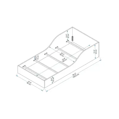 Brian Bedstead Bed Frame with Headboard