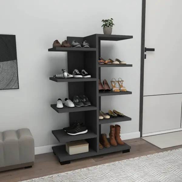 Albina Shoe Storage Shelf - Anthracite